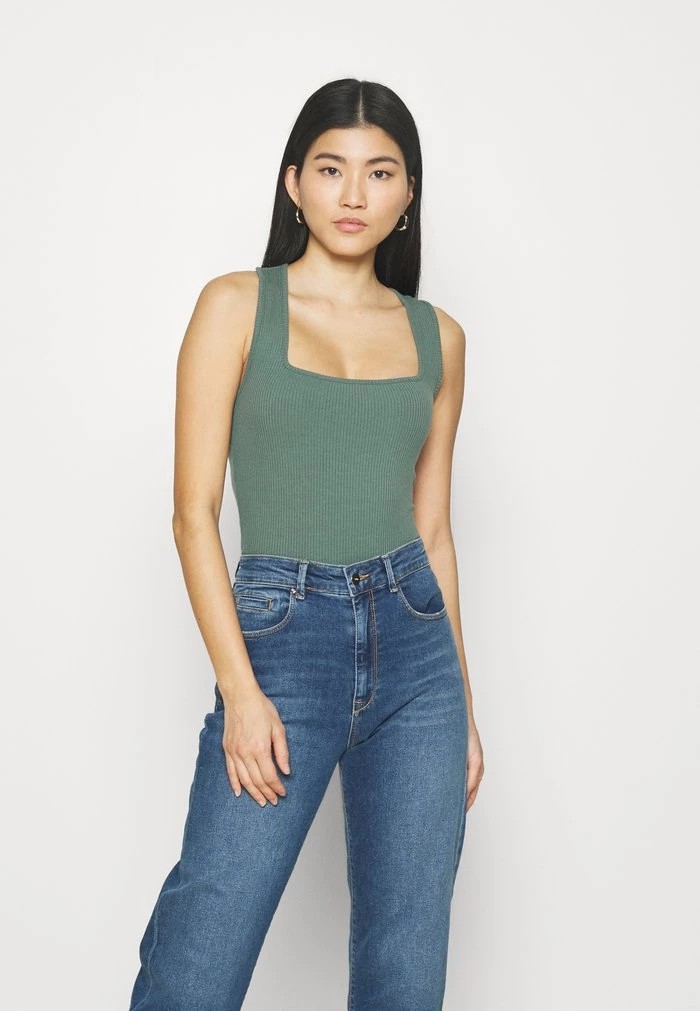 T-Shirt ANNA FIELD Anna Field Top Vert Femme | SNR-5032498